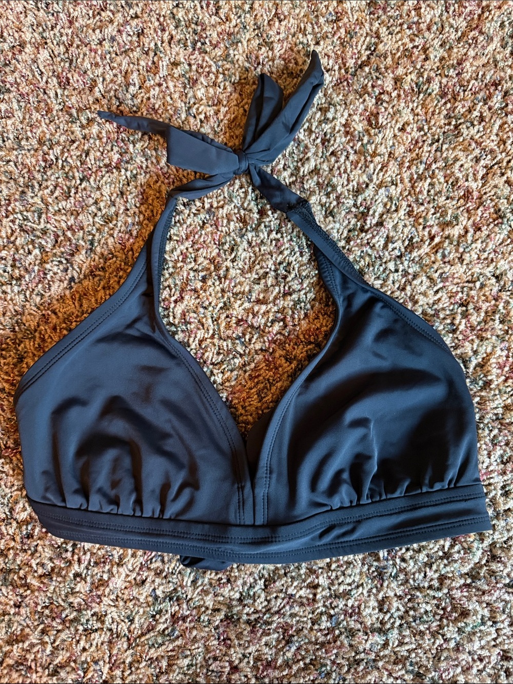 Athleta Black Halter Bikini Top